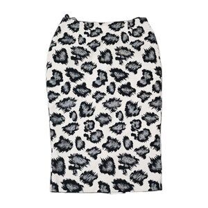 Helene Berman Animal Print Pencil Multicolor Skirt Sizes XSmall